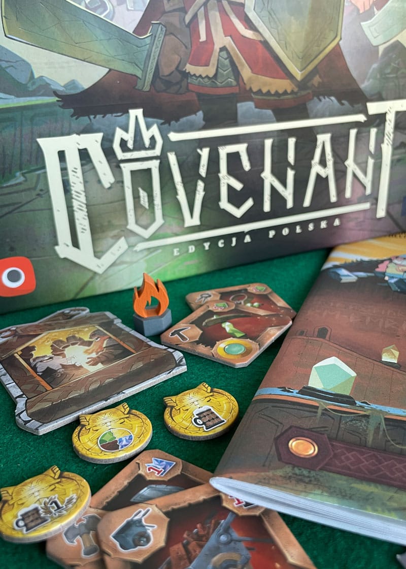 Covenant, gra wydawnictwa Portal Games (wydanie oryginalne: Devir Games).