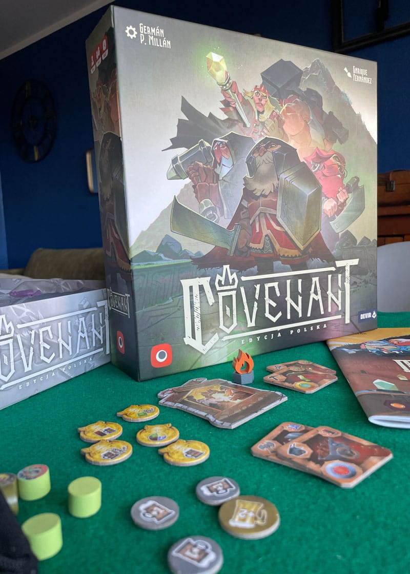 Covenant, gra wydawnictwa Portal Games (wydanie oryginalne: Devir Games).