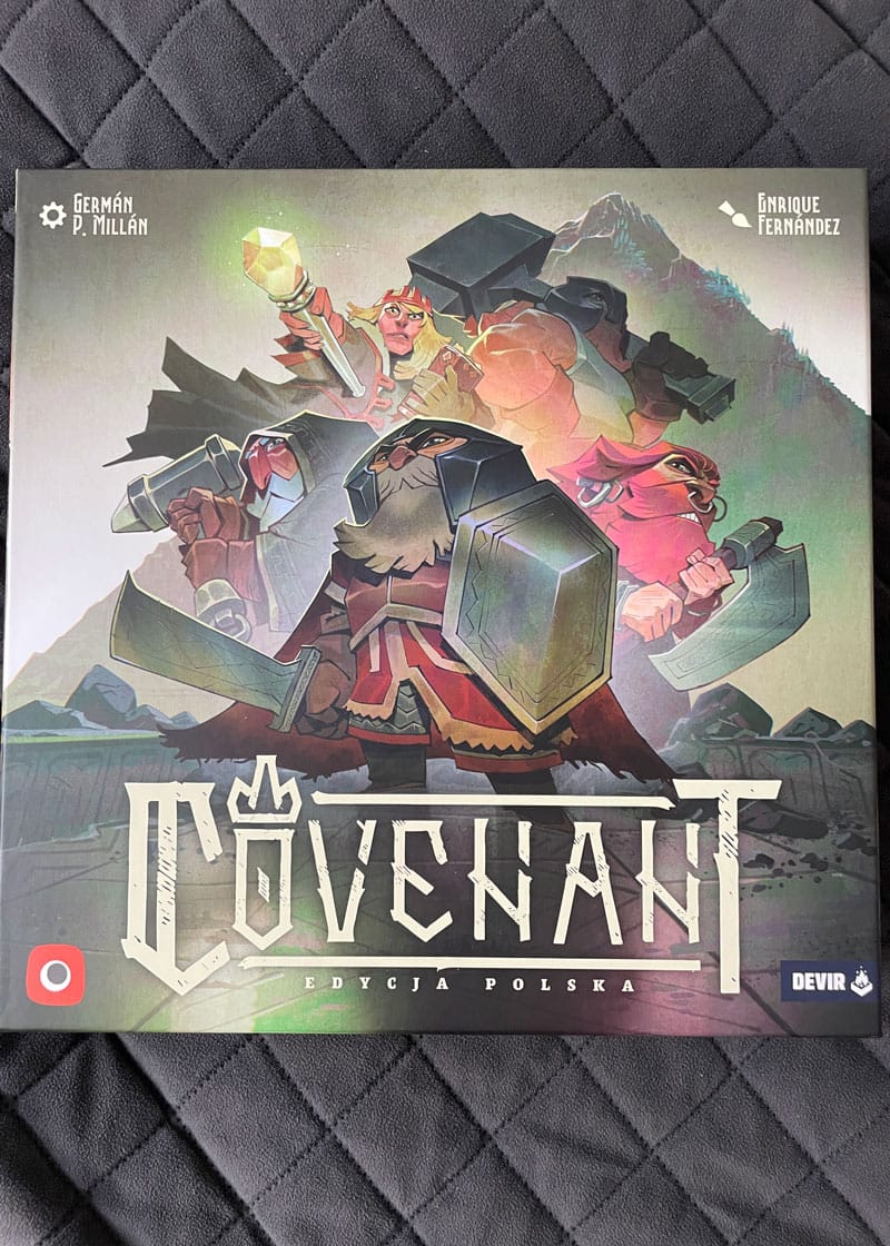 Covenant, gra wydawnictwa Portal Games (wydanie oryginalne: Devir Games).
